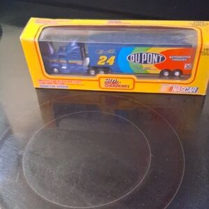 Nascar DuPont #24 Blue and Multicolor Transporter Toy